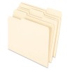 EARTHWISE 100% RECYCLED PAPER FILE FOLDER, 1/3 CUT, LETTER, MANILA, 100/BOX