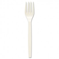 PLANT STARCH FORK, CREAM, 50/PACK