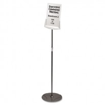 SHERPA INFOBASE SIGN STAND, ACRYLIC/METAL, 40