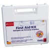 BULK FIRST AID KIT FOR 25 PEOPLE, 106 PIECES, OSHA COMPLIANT, PLASTIC CASE
