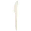 PLANT STARCH KNIFE, CREAM, 50/PACK