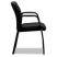 IGNITION SERIES GUEST CHAIR WITH ARMS, BLACK FABRIC UPHOLSTERY