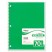 SPIRAL BOUND NOTEBOOK, WIDE/MARGIN RULE, 8X10-1/2,WHITE,1 SUBJECT 70  SHEETS/PAD