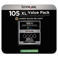 14N0843 (105XL) HIGH-YIELD INK, 510 PAGE-YIELD, 4/PK, BLACK