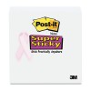 SUPER STICKY NOTES, BREAST CANCER AWARENESS, 3 X 3, 3 75-SHEET PADS/PACK