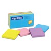 STICKY NOTE PADS, 3 X 3, ASSORTED, 100 SHEETS