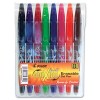 FRIXION BALL ERASABLE GEL PEN, 0.7MM FINE POINT, ASSORTED, 8/PACK