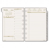 RECYCLED TWO-PAGE-PER-DAY PLANNING PAGES, 5-1/2 X 8-1/2,, 2013