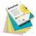 BRITEHUE MULTIPURPOSE COLORED PAPER, 24LB, 8-1/2 X 11, ASSORTED, 250 SHEETS/PK