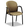 MIRUS SERIES GUEST CHAIR WITH ARMS, TAUPE FABRIC UPHOLSTERY