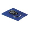 MEMORY FOAM GLIDING PALM SUPPORT W/MOUSE PAD, SAPHIRE