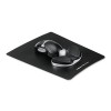MEMORY FOAM GLIDING PALM SUPPORT W/MOUSE PAD, BLACK