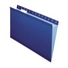 REINFORCED HANGING FILE FOLDERS, LEGAL, NAVY, 25/BOX