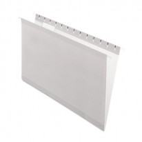 REINFORCED HANGING FILE FOLDERS, LEGAL, GRAY, 25/BOX