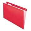 REINFORCED HANGING FILE FOLDERS LEGAL, RED, 25/BOX