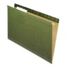 REINFORCED HANGING FILE FOLDERS, 1/3 TAB, KRAFT, LEGAL, STANDARD GREEN, 25/BOX