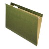 REINFORCED HANGING FILE FOLDERS, 1/5 TAB, KRAFT, LEGAL, STANDARD GREEN, 25/BOX