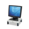 HEIGHT-ADJUST STANDARD MONITOR RISER, 13 1/8 X 13 1/2D X2-4, PLATINUM