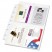 BUSINESS CARD HOLDERS FOR LOOSELEAF PLANNERS, 5 1/2 X 8 1/2, 5/PACK