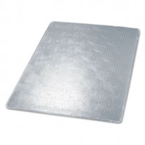 ROLLAMAT STUDDED BEVELED MAT, MEDIUM PILE CARPET, 46W X 60H, CLEAR