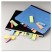 PAGE MARKERS, FIVE NEON COLORS, 5 PADS OF 100 STRIPS/EACH, 500/PACK
