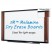 MELAMINE DRY ERASE BOARD, 48 X 36, MAHOGANY FRAME