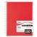 SPIRAL BOUND NOTEBOOK, COLLEGE RULE, 8 X 10-1/2, WHITE,TWIN WIRE, 180 SHEETS/PAD