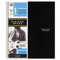 HOOK 'N GO! WIREBOUND NOTEBOOKS, COLLEGE, 8 1/2 X 11, 1 SUBJECT 100 SHEETS
