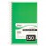 SPIRAL BOUND NOTEBOOK, COLLEGE RULE, 6 X 9-1/2, WHITE, 3 SUBJECT 150 SHEETS/PAD