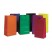 RAINBOW BAGS, 6# UNCOATED KRAFT PAPER, 6 X 3-5/8 X 11, ASSORTED BRIGHT, 28/PACK