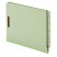 PRESSBOARD END TAB CLASSIFICATION FOLDERS, SIX SECTIONS, LETTER, GREEN, 10/BOX