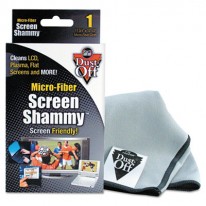 FLAT SCREEN DRY SHAMMY, 12-1/2 X 12, CANISTER