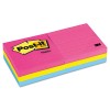 NEON COLOR NOTES, 3 X 3, LINED, NEON COLORS, 6 100-SHEET PADS/PACK