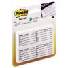 FAX TRANSMITTAL NOTES,1-1/2 X 4, WHITE, 4 50-SHEET PADS/PACK
