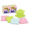 POP-UP NOTE REFILLS, 3 X 3, FIVE PASTEL COLORS, 12 100-SHEET PADS/PACK