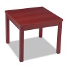 LAMINATE OCCASIONAL TABLE, SQUARE, 24W X 24D X 20H, MAHOGANY
