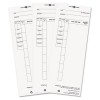 TIME CARD FOR MODEL 4000 PAYROLL RECORDER, 3-1/2 X 8-1/2, 100/PACK