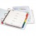 ONESTEP PLUS INDEX SYSTEM, 5-TAB, MULTI-COLOR