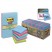 SUPER STICKY PADS, 3 X 3, FIVE TROPIC BREEZE COLORS, 12 90-SHEET PADS/PACK
