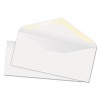 WHITE WOVE BUSINESS ENVELOPE CONVENIENCE PACKS, V-FLAP, #10, RECYCLED, 100/BOX