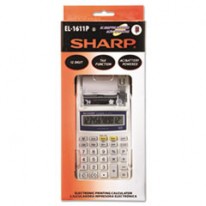 EL1611PA ONE-COLOR PRINTING CALCULATOR, 12-DIGIT LCD