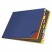 TABLOID-SIZE POLY INDEX DIVIDER, 8-TAB, ASSORTED COLORS