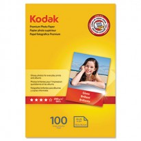 PREMIUM PHOTO PAPER, 64LB, GLOSSY, 4 X 6, 100 SHEETS/PACK
