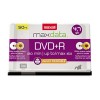 INKJET PRINTABLE DVD+R DISCS, 4.7GB, 16X, SPINDLE, WHITE, 50/PACK