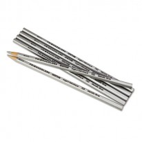 VERITHIN COLORED PENCILS, METALLIC SILVER, DOZEN