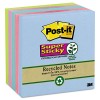 SUPER STICKY NOTES, 3 X 3, FIVE TROPIC BREEZE COLORS, 5 90-SHEET PADS/PACK