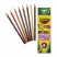 MULTICULTURAL COLORED WOODCASE PENCILS, 3.3 MM, 8 ASSORTED COLORS/SET