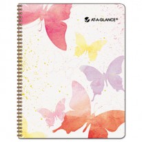 RECYCLED WATERCOLORS MONTHLY PLANNER, DESIGN, 6 7/8