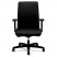 IGNITION SERIES MID-BACK WORK CHAIR, BLACK FABRIC UPHOLSTERY