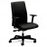 IGNITION SERIES MID-BACK WORK CHAIR, BLACK FABRIC UPHOLSTERY